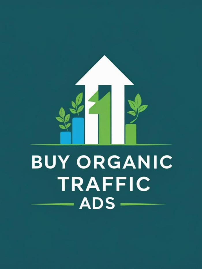 Dashboard showing rising website analytics graph symbolizing growth from buying organic traffic ads.
