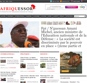 Afriquessor - Web Design Portfolio