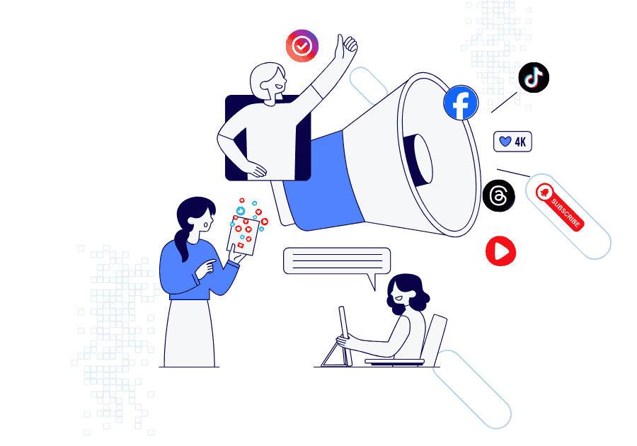 Social media traffic delivering real visitors from Facebook Instagram and X with GA4 tracking