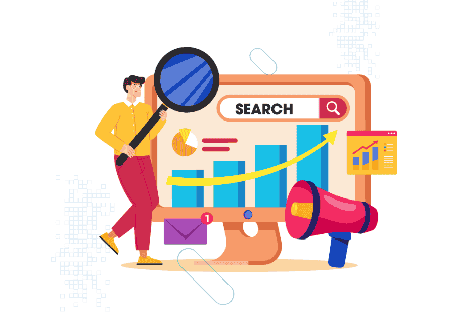 Targeted organic traffic from real Google search queries and keywords with full analytics tracking